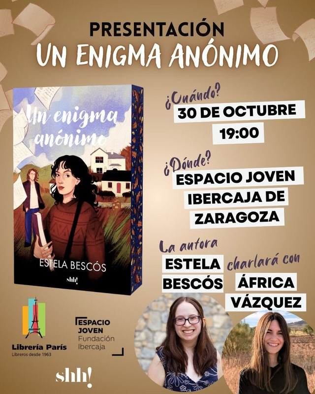 Estela Bescós presentna Un enigma anónimo